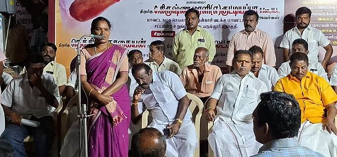 திமுகவின் ஆட்சியில் போராட்டங்களுக்கு முடிவில்லை
- முன்னாள் அமைச்சா் வி.எம். ராஜலெட்சுமி: