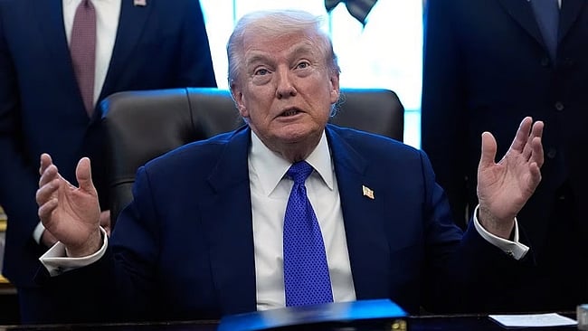 இந்தியா - பாகிஸ்தான் போரை நிறுத்தினேன்: 80 வது முறை டிரம்ப் பேச்சு