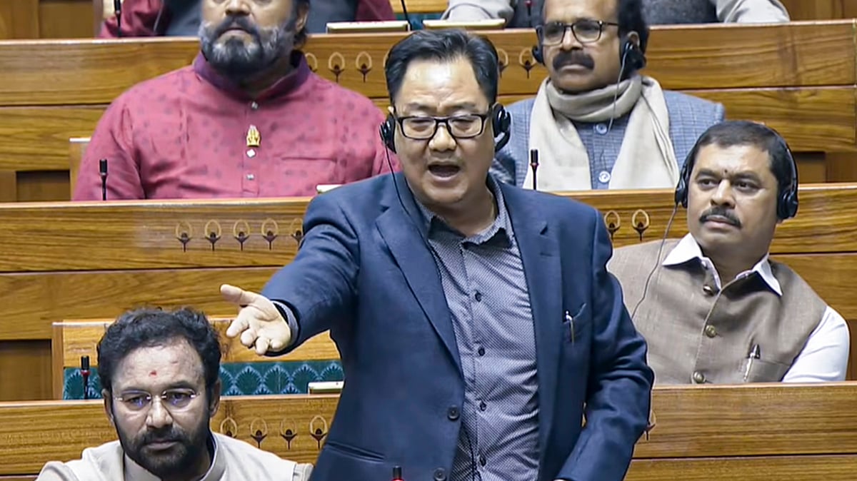 ஓம் பிர்லா அறைக்குச் சென்று காங்கிரஸ் எம்.பி.க்கள் அச்சுறுத்தல்: கிரண் ரிஜிஜு