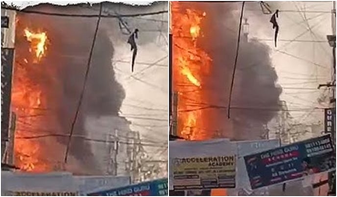 ஜனக்புரி பகுதியில்
விருந்து மண்படத்தில் தீ விபத்து