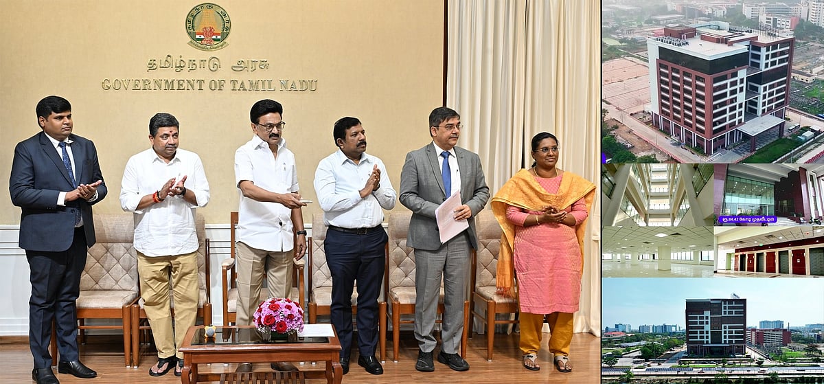 ரூ.84 கோடியில் தகவல் தொழில்நுட்ப கட்டடம்! முதல்வா்  ஸ்டாலின் தொடங்கி வைத்தார்!