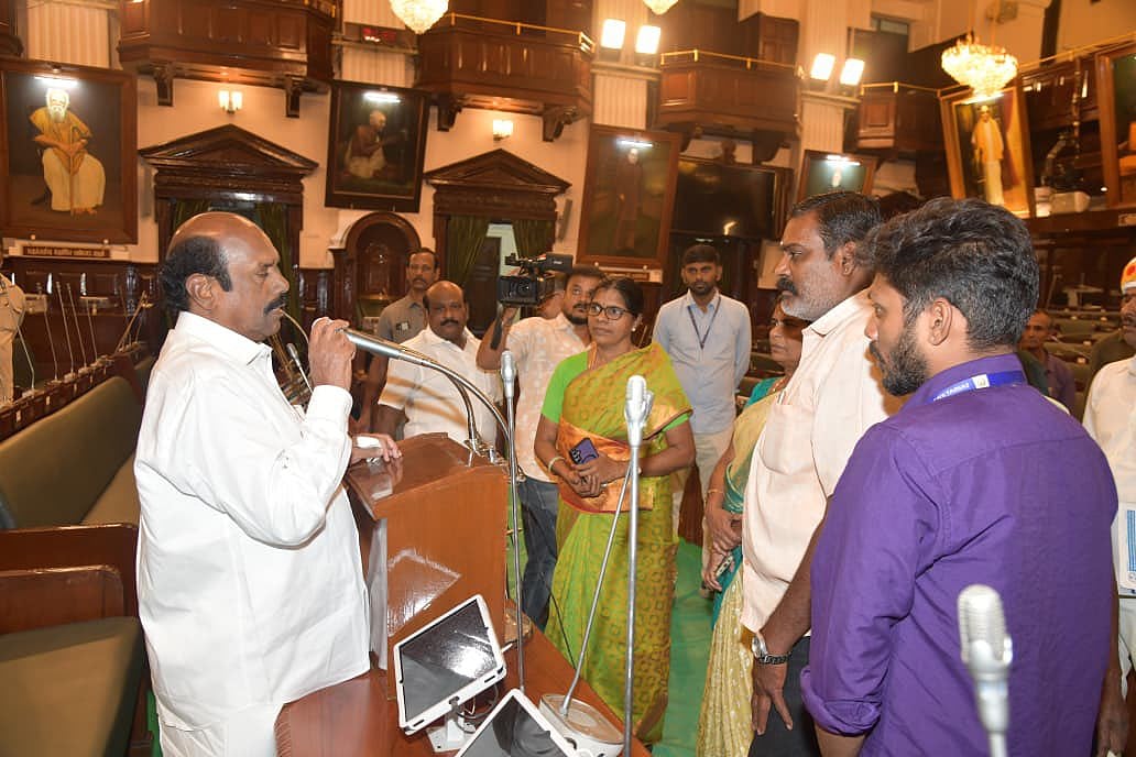 நாளை இடைக்கால பட்ஜெட் தாக்கல்: பேரவையில் அமைச்சர் எ.வ. வேலு ஆய்வு!