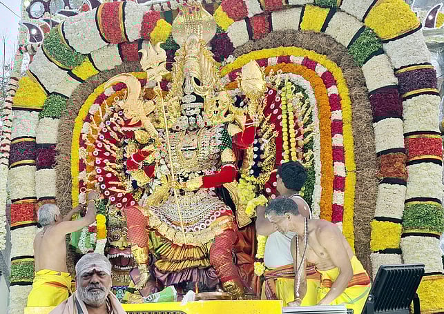 காஞ்சிபுரம் அங்காளம்மன் கோயில் மயானக் கொள்ளை திருவிழா