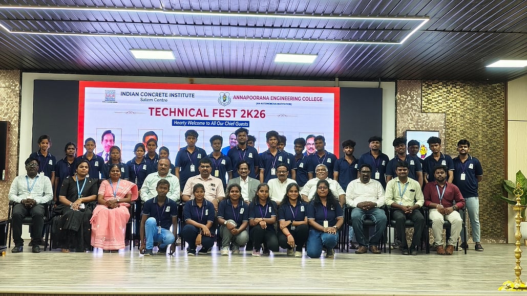 சேலம் அன்னபூரணா பொறியியல் கல்லூரியில் இந்திய கான்கிரீட் நிறுவன தொழில்நுட்ப விழா