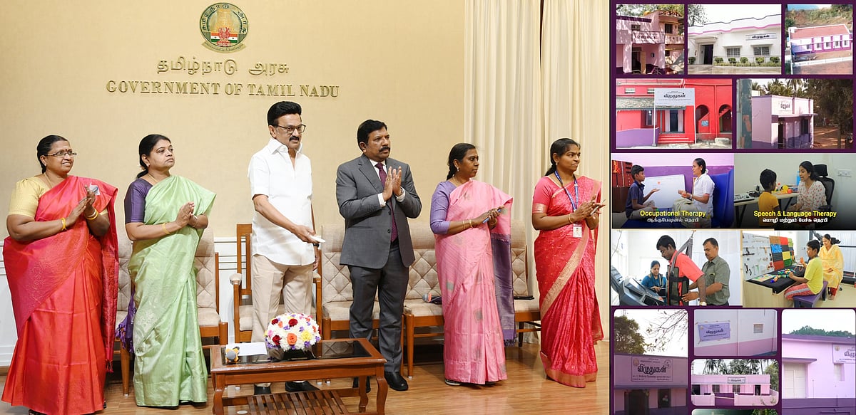 ரூ.14 கோடியில் 105 விழுதுகள் ஒருங்கிணைந்த சேவை மையங்கள்: முதல்வா் மு.க.ஸ்டாலின் திறந்து வைத்தாா்