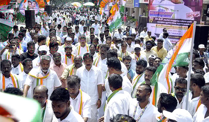 புதுச்சேரியில் இரட்டை என்ஜின் ஆட்சியால் எந்தப் பலனும் இல்லை:  கே.சி. வேணுகோபால்