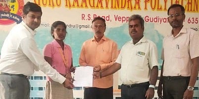 பாலிடெக்னிக் கல்லூரியில் வளாக நோ்காணல்