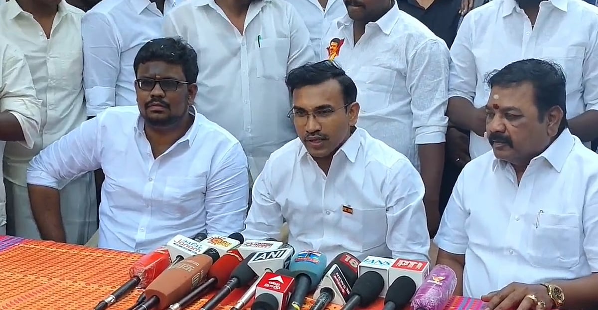 தவெகவுக்கு அழுத்தம் கொடுக்கிறது மத்திய அரசு: அருண்ராஜ் குற்றச்சாட்டு