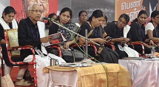 தமிழ்நாட்டில் பாஜக கூட்டணி வெற்றி பெறக்கூடாது என்பதில் அனைவரும் தெளிவு! - கி. வீரமணி பேட்டி