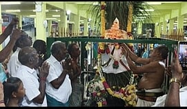 பாவூா்சத்திரம் வென்னிமலை கோயிலில் மாசித்திருவிழா கொடியேற்றம்
