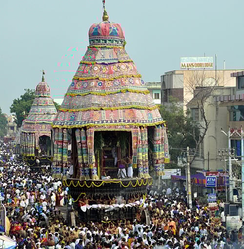 ஆருத்ரா தரிசன உற்சவத்தை முன்னிட்டு நடராஜர் கோயிலில் இன்று தேரோட்டம்