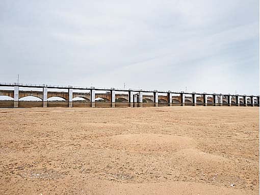 50 ஆண்டுகளுக்குப் பிறகு வறண்டது கீழணை