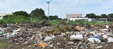 பேருந்து நிலையப் பகுதியில் குப்பைக் கிடங்கு!