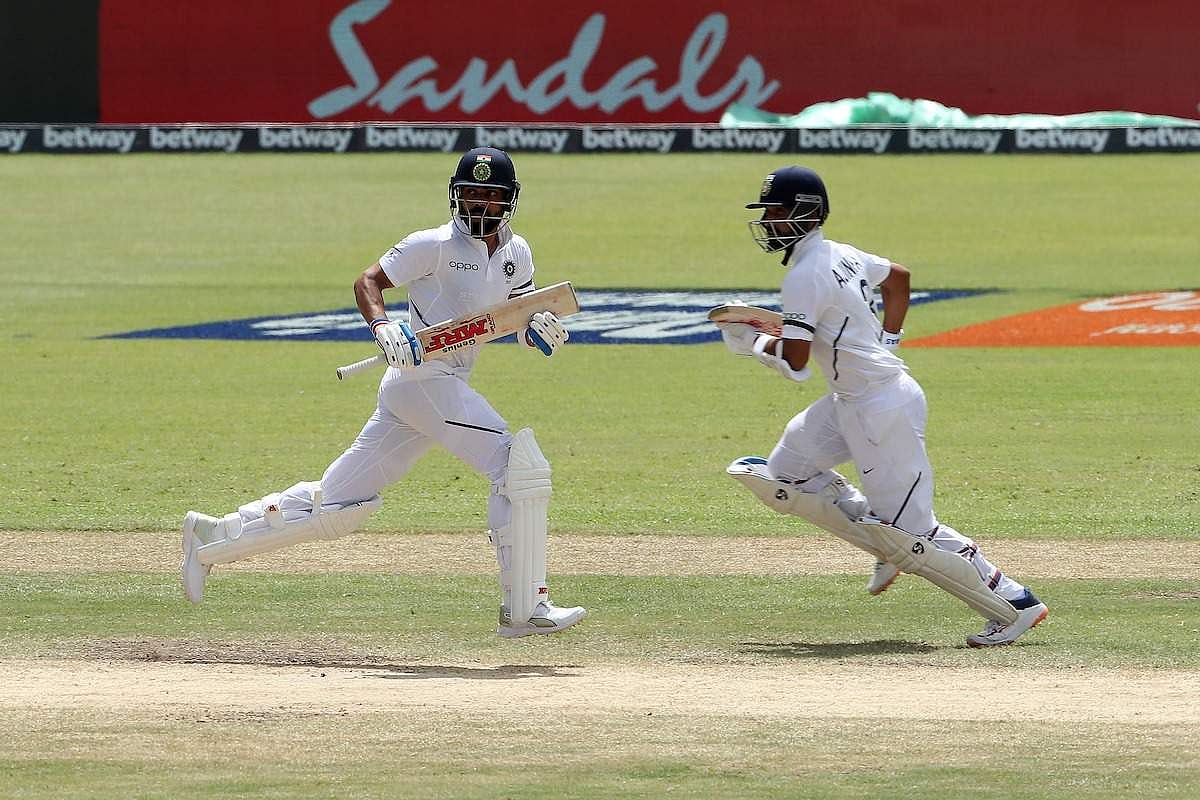 கோலி, ரஹானே அரைசதம்: முதல் டெஸ்டில் இந்தியா ஆதிக்கம்