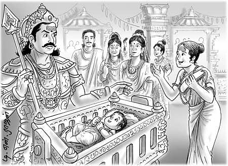 சிறுவனை நோக்கும் சிவந்த கண்!