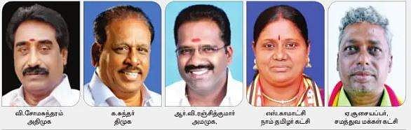 உத்தரமேரூரில் அதிமுக, திமுக கடும் பலப்பரீட்சை