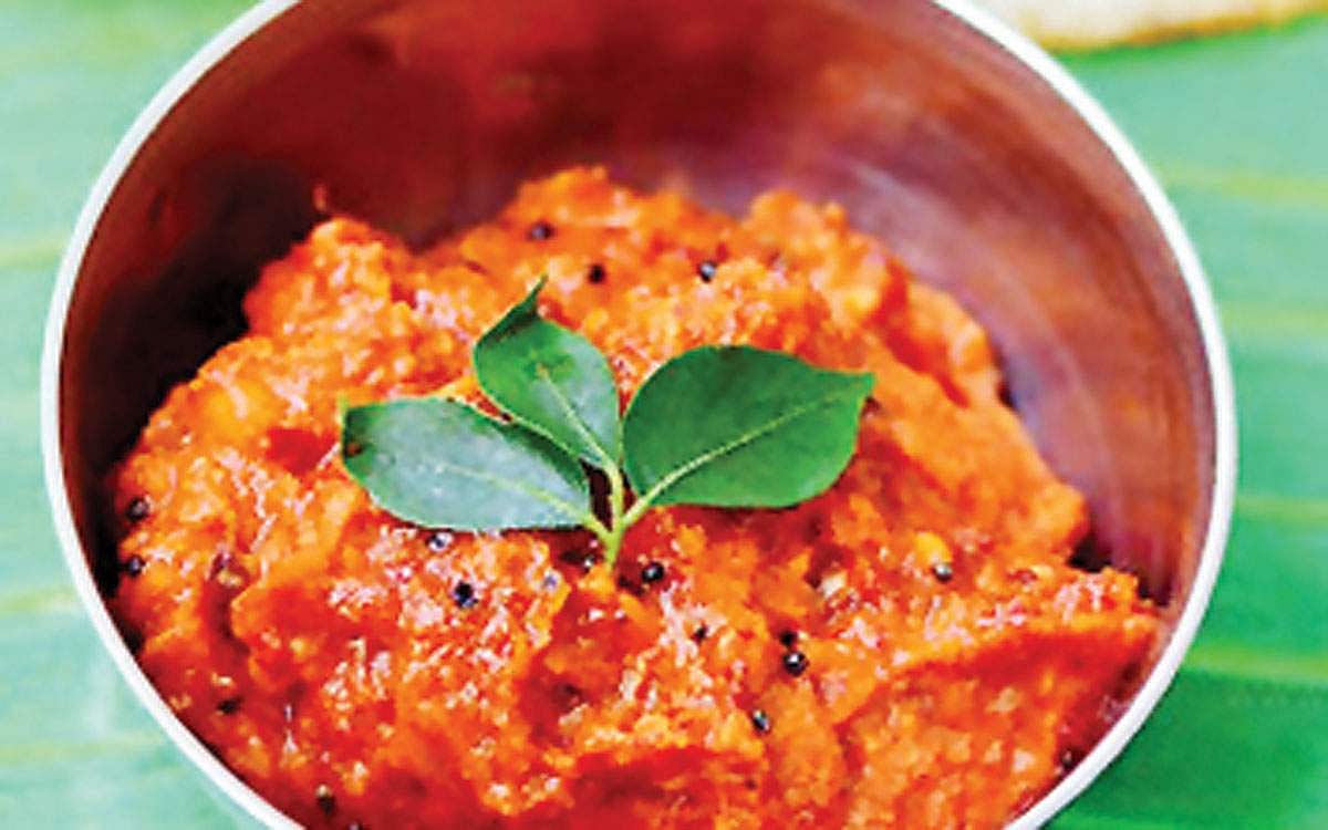 பூண்டு  துவையல் 