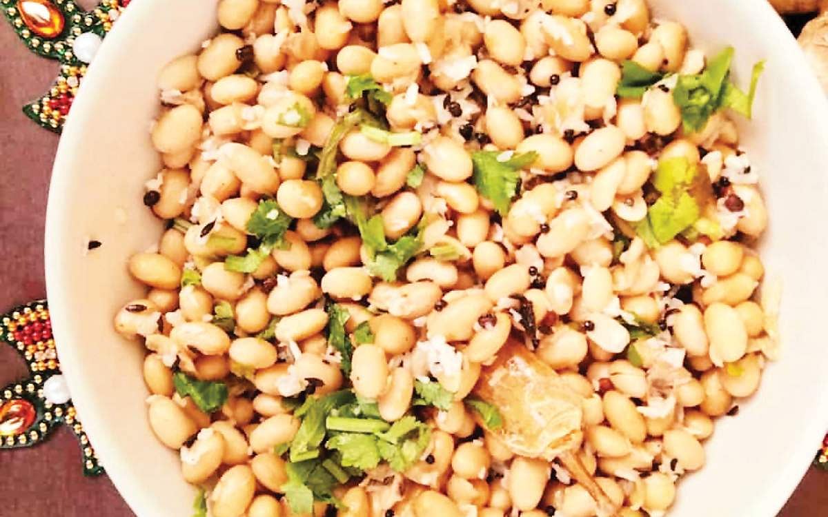 சோயா பீன்ஸ் சுண்டல் 