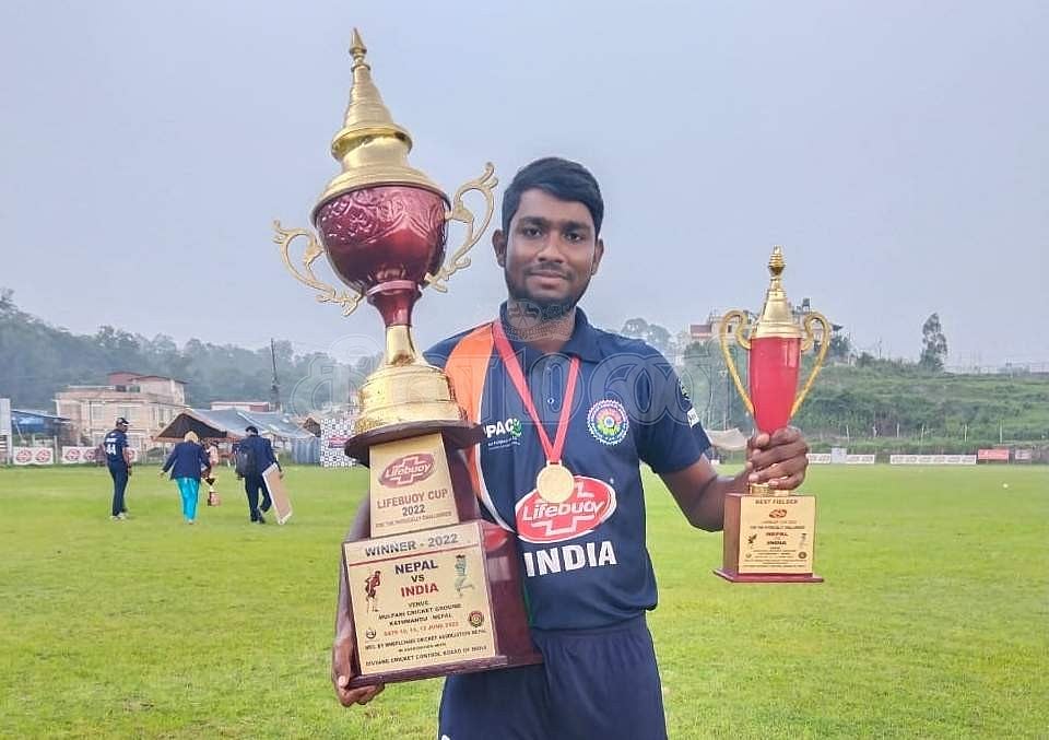 இந்திய கிரிக்கெட் அணியில் திருப்பூர் இளைஞர்!