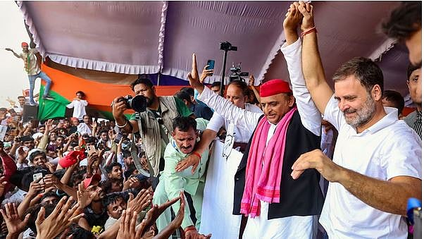 பாரதிய ஜனதா பூமி உ.பி.யில் மக்களுடன்! சமாஜவாதி – காங்கிரஸ் பாணி!