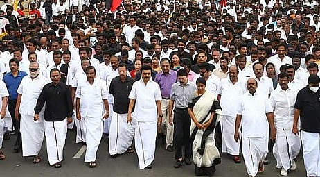 அண்ணா நினைவு நாள்: முதல்வா் ஸ்டாலின் தலைமையில் பிப். 3-இல் அமைதிப் பேரணி