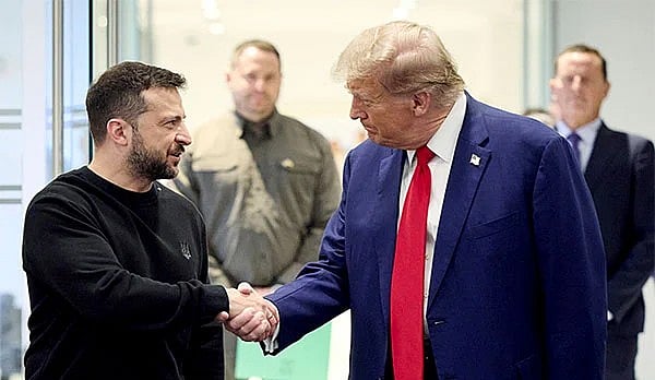 உக்ரைன் போா் நிறுத்தம்: டிரம்ப்புடன் ஸெலென்ஸ்கி இன்று சந்திப்பு!