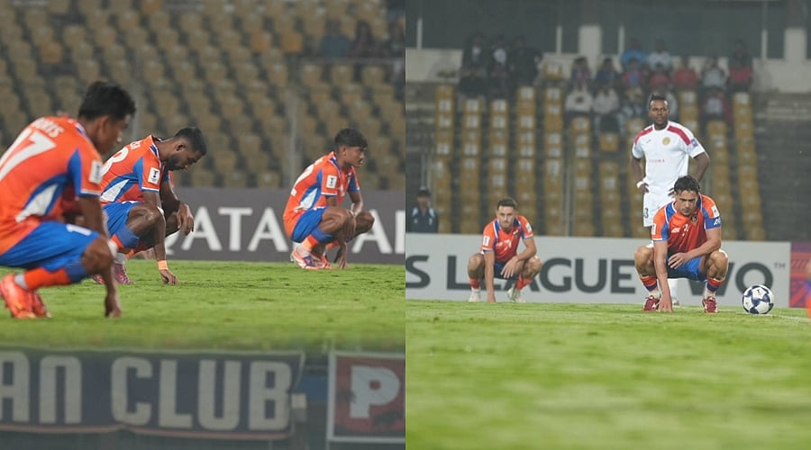 ஐஎஸ்எல் விவகாரம்: கவன ஈா்ப்புக்காக ஆட்டத்தை நிறுத்திய எஃப்சி கோவா