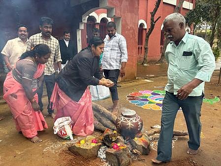 ஊத்தங்கரை நீதிமன்ற வளாகத்தில் சமத்துவ பொங்கல் விழா