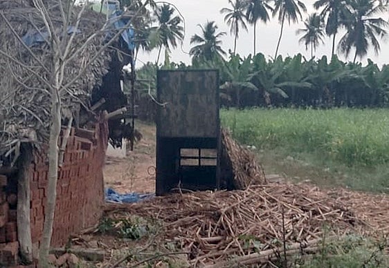 அந்தியூரில் உலவும் சிறுத்தையைப் பிடிக்க கூண்டு