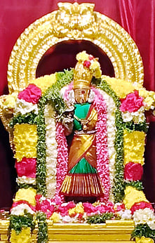 காஞ்சிபுரம் ஏகாம்பரநாதா் கோயிலில் பாா்வேட்டை உற்சவ அபிஷேகம்