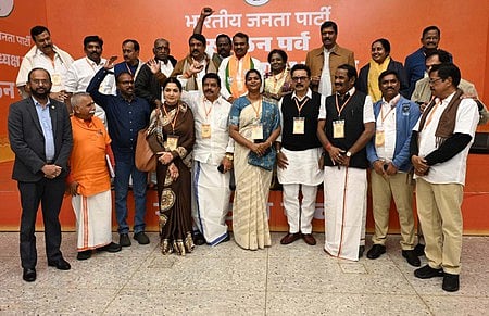 தேசியத் தலைவா் பதவி: நிதின் நவீனை முன்மொழிந்த தமிழக பாஜக தலைவா்கள்