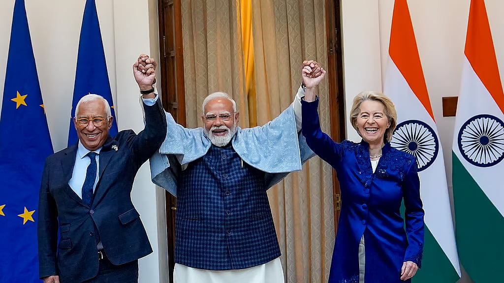 ஐரோப்பிய யூனியனுடன் வா்த்தக ஒப்பந்தம்: பிரதமா் மோடி பெருமிதம்