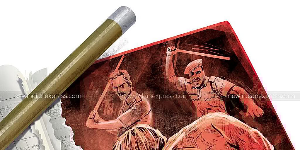 தனியாா் கல்லூரிக்குள் புகுந்து
மாணவா்கள் மீது தாக்குதல்:
போலீஸாா் விசாரணை!