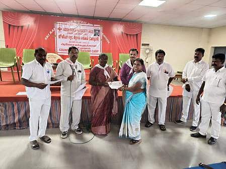 இளையோா் செஞ்சிலுவை சங்க பயிற்சி கருத்தரங்கம்