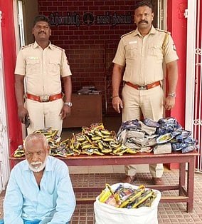 புகையிலைப் பொருள்கள் விற்பனை: ஒருவா் கைது