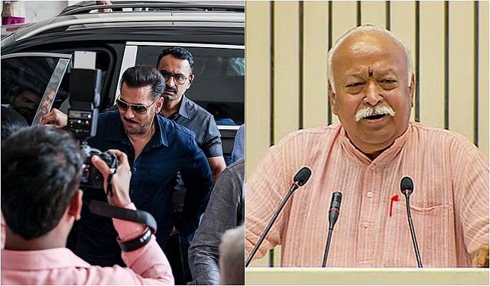 ஆர்எஸ்எஸ் கூட்டத்தில் சல்மான்கான்! மோகன் பாகவத்தின் உரையை கேட்டார்!