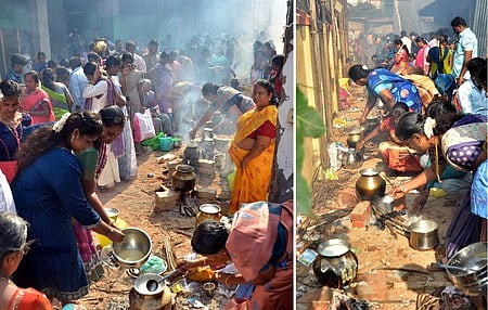 புனித லூா்து அன்னை பேராலயத்தில் பொங்கல் விழா