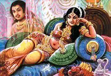 இலக்கியக் காட்சிகள்: கானல்வரியும் காதலர் பிரிவும்