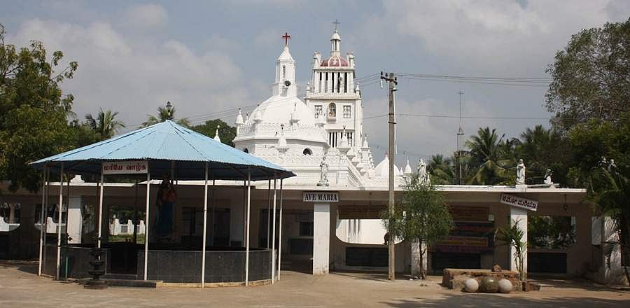 வீரமாமுனிவர் கட்டிய ஏலாக்குறிச்சி அடைக்கல அன்னை தேவாலயம்