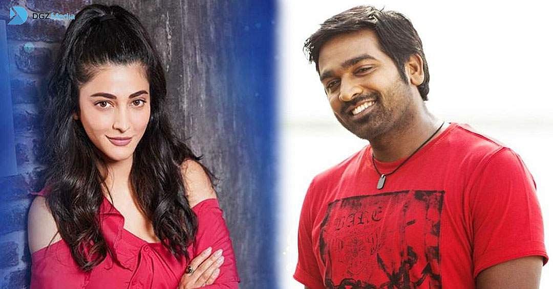 சிறிய இடைவெளிக்குப் பிறகு நடிகர் விஜய் சேதுபதியுடன் நடிக்கிறார் ஸ்ருதி ஹாசன்!