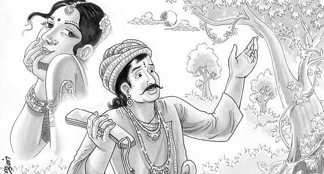 மங்கையோ மலர்ச்சோலையோ?