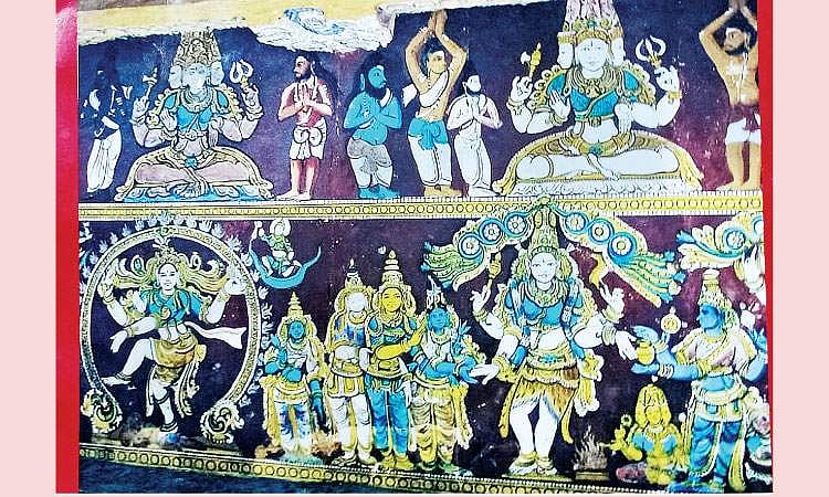 திருவாரூர் கோயிலில் ஓவியங்கள்