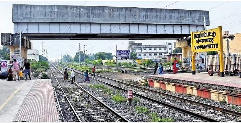 மந்தகதியில் சென்னை வேப்பம்பட்டு ரயில்வே மேம்பாலப் பணி