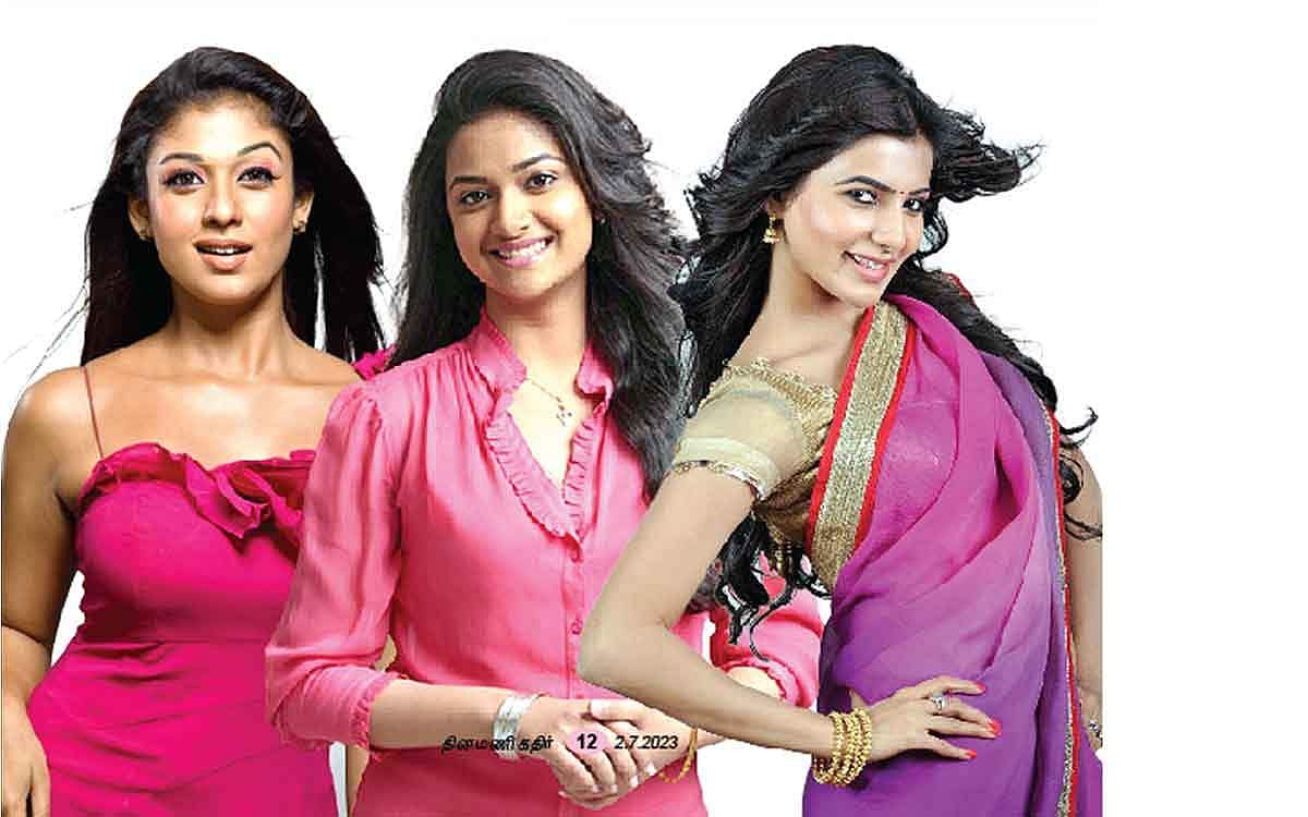 3 ஹீரோயின்கள்... வைரல்கள்...